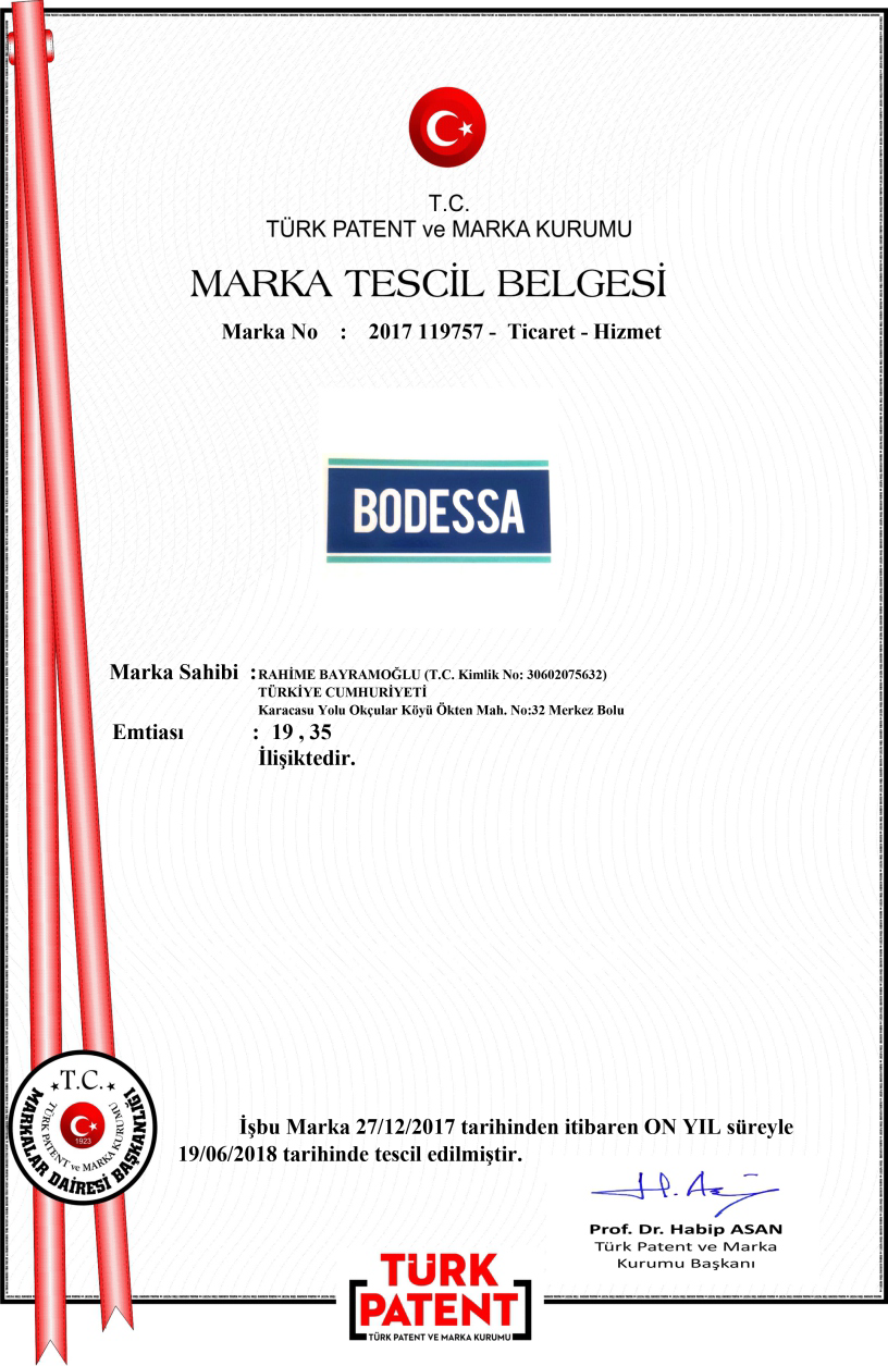 Marka Tescil Belgesi